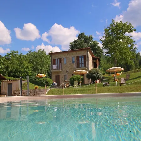 With Swimming Pool, Spacious Garden, Private Terrace And Views Prázdninový dům Apecchio