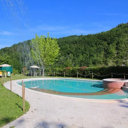 With Swimming Pool Spacious Garden Private Terrace And Views * Apecchio